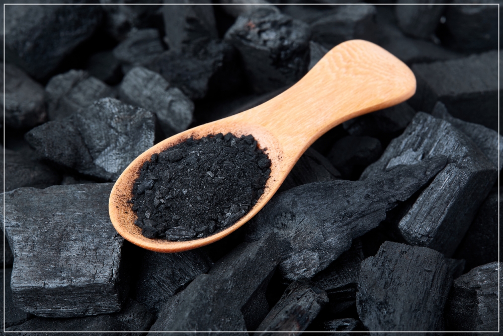 Using activated charcoal to lower chlorine levels